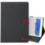 Etui iz jeansa s prostorom za kartice za iPad 9,7" (2017/2018) / Air 1 / 2 / Pro 9,7" - temno siva