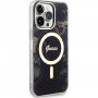 Guess Marble IML ovitek z MagSafe za iPhone 14 Pro Max - črna