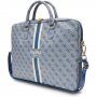Guess 4G Printed Stripes torba za MacBook do 16" - modro