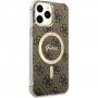 Guess 4G IML ovitek z MagSafe za iPhone 13 Pro Max - rjava