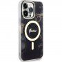 Guess Marble IML ovitek z MagSafe za iPhone 13 Pro Max - črna