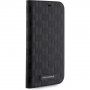 Karl Lagerfeld Saffiano Monogram flip etui za iPhone 11 - črna