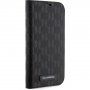 Karl Lagerfeld Saffiano Monogram flip etui za iPhone 13 Pro - črna