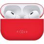 FIXED Silky ultratanek silikonski etui za AirPods Pro 2 (2022) - rdeče