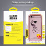Zlata prevleka s kamni za iPhone 6 / 6S - labod