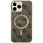 Guess 4G IML ovitek z MagSafe za iPhone 13 Pro Max - rjava