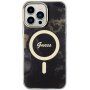 Guess Marble IML ovitek z MagSafe za iPhone 14 Pro Max - črna