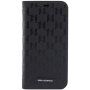 Karl Lagerfeld Saffiano Monogram flip etui za iPhone 12 / 12 Pro - črna