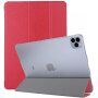 Svileno ohišje s funkcijo spanja za iPad Pro 12,9" (2018-2022) - rdeče