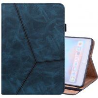 Ovitek iz PU usnja s stojalom in prostorom za kartice za iPad Pro 12,9" (2018-2022) - temno modro
