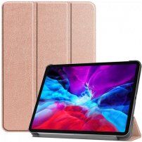 Etui iz PU usnja s funkcija spanja za iPad Pro 12,9" (2018-2022) - roza-zlato