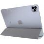 Svileno ohišje s funkcijo spanja za iPad Pro 12,9" (2018-2022) - srebro