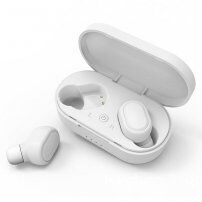 TWS-M1 brezžične bluetooth slušalke s polnilnim etuijem za Apple naprava - bela