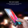 BASEUS kaljeno steklo z zaobljenim robom za iPhone XS Max - črna