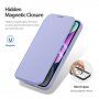 DUX DUCIS Skin X flip etui z MagSafe za iPhone 14 - vijolična