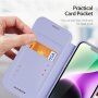 DUX DUCIS Skin X flip etui z MagSafe za iPhone 14 - vijolična
