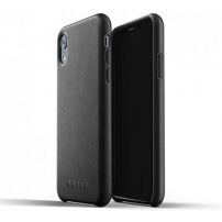 Mujjo polna usnjena torbica za iPhone XR - črna