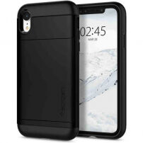 Ovitek Spigen Slim Armor CS za Apple iPhone XR - črna