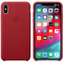 Originalna usnjena torbica Apple za iPhone XS Max - rdeče