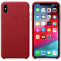 Originalna usnjena torbica Apple za iPhone XS Max - rdeče