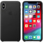 Originalna usnjena torbica Apple za iPhone XS Max - črna