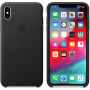 Originalna usnjena torbica Apple za iPhone XS Max - črna