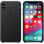 Originalna usnjena torbica Apple za iPhone XS Max - črna