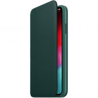 Originalna usnjena torbica Apple Folio za iPhone XS Max - borovo zelena