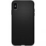 Spigen tekoči zračni pokrov za iPhone XS Max - črna