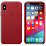 Originalna usnjena torbica Apple za iPhone XS - rdeče
