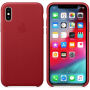 Originalna usnjena torbica Apple za iPhone XS - rdeče