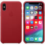 Originalna usnjena torbica Apple za iPhone XS - rdeče