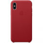 Originalna usnjena torbica Apple za iPhone XS - rdeče