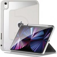 360° vrtljiv etui s predelkom za Apple Pencil za iPad mini 6 / mini 7 - siva