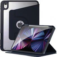 360° vrtljiv etui s predelkom za Apple Pencil za iPad mini 6 / mini 7 - temno modra