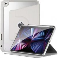 360° vrtljiv etui s predelkom za Apple Pencil za iPad 10,2" (2019-2021) - siva