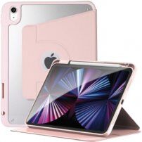 360° vrtljiv etui s predelkom za Apple Pencil za iPad 10,9" (2022) / 11" (2025) - roza