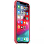 Originalna usnjena torbica Apple za iPhone XS - peony roza