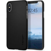 Spigen Thin Fit ovitek za iPhone XS / X - črna
