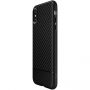 Trpežni ovitek Spigen Core Armor za iPhone XS / X - črna