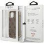 Guess Charms trda ovitka za ovitek iPhone XR / 11 - rjava