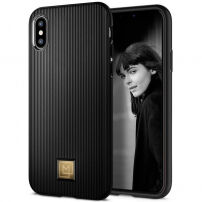 Spigen La Manon Classy pokrov Apple iPhone XS / X - črna