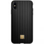 Spigen La Manon Classy pokrov Apple iPhone XS / X - črna