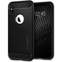 Spigen robusten oklep za kritje iPhone XS / X - črna
