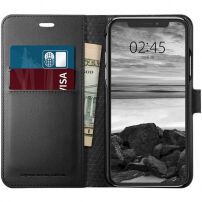 Torbica Spigen Wallet S za Apple iPhone XS / X - črna