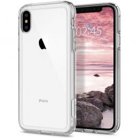 Spigen Crystal Hybrid ovitek za Apple iPhone XS / X - jasno