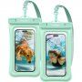 Spigen Aqua Shield Floating A610 vodoodporen etui za iPhone - 2 kom - mentol