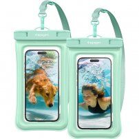 Spigen Aqua Shield Floating A610 vodoodporen etui za iPhone - 2 kom - mentol