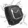 Catalyst Total Protection trpežen vodoodporen etui s paščkom za Apple Watch 45mm - črna