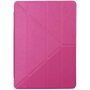 Svilena torbica s funkcijo spanja in origami stojalom za iPad Pro 12,9" (2018-2022) - fuksija